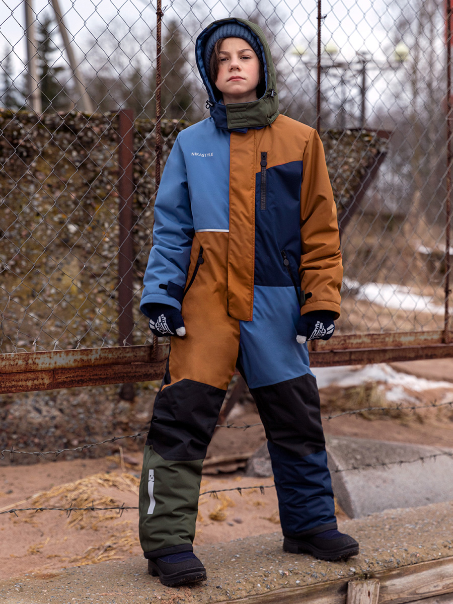 

Комбинезон детский NIKASTYLE 8з2523, синий, 158, 8з2523