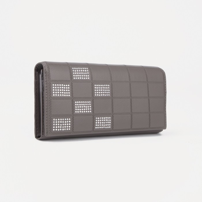 

Кошелек женский NoBrand 9358337, серый, 9358337