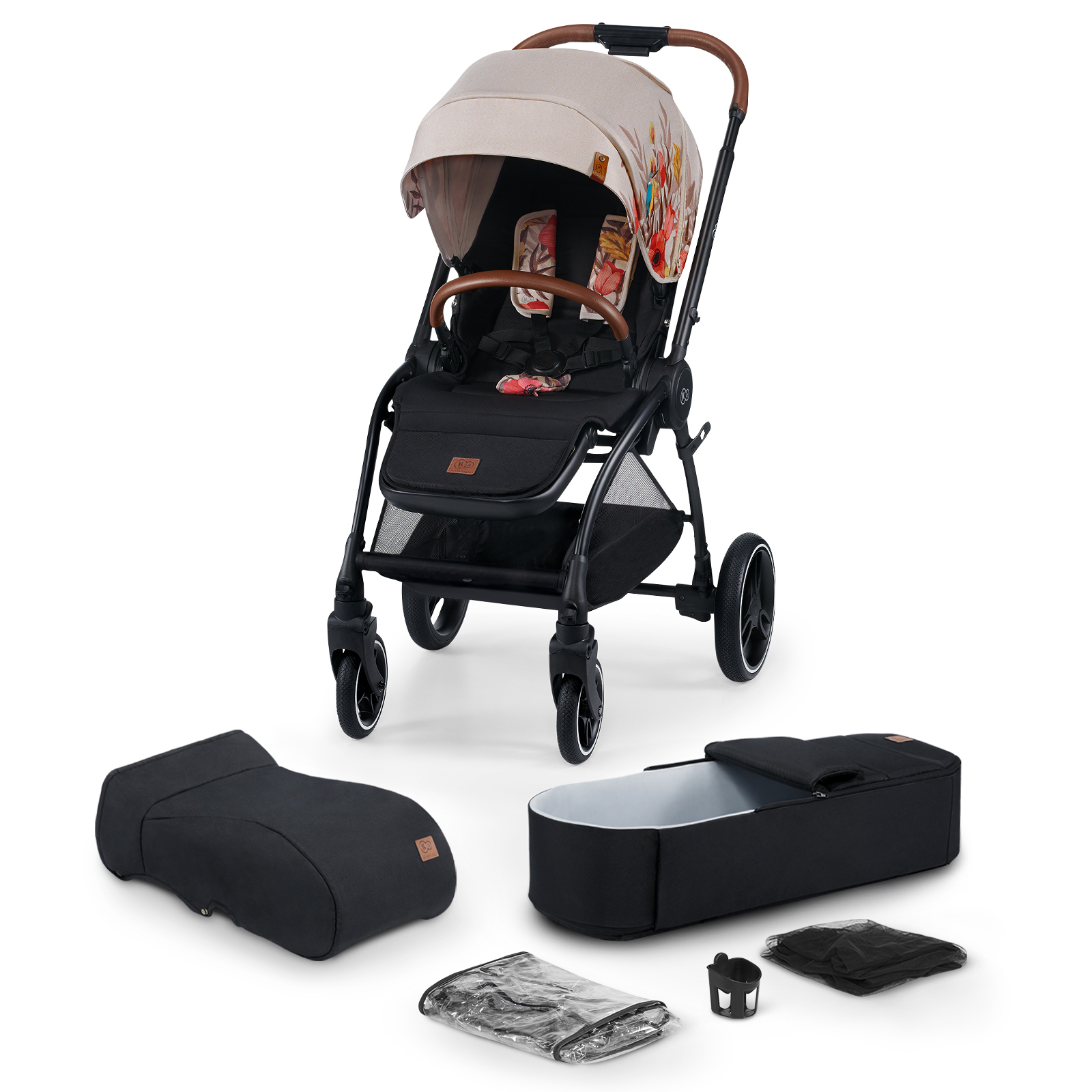 

Коляска 2 в 1 Kinderkraft Evolution Cocoon Bird, Evolution Cocoon