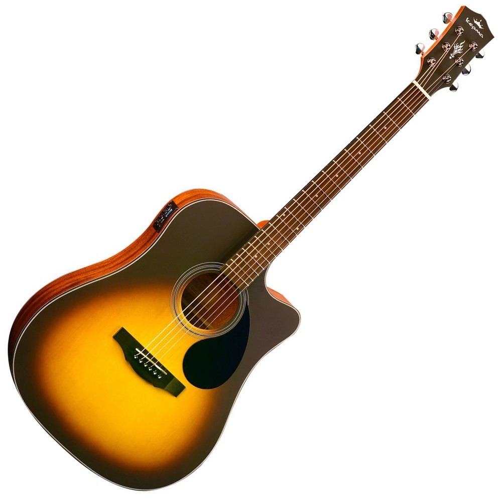 

Электроакустическая гитара KEPMA EDCE Sunburst
