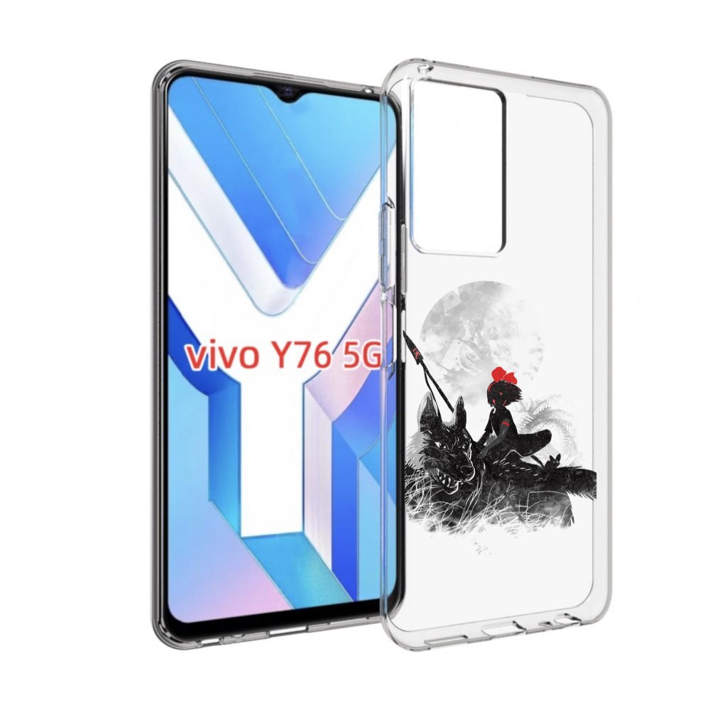 

Чехол MyPads мононоке для Vivo Y76 5G, Прозрачный, Tocco