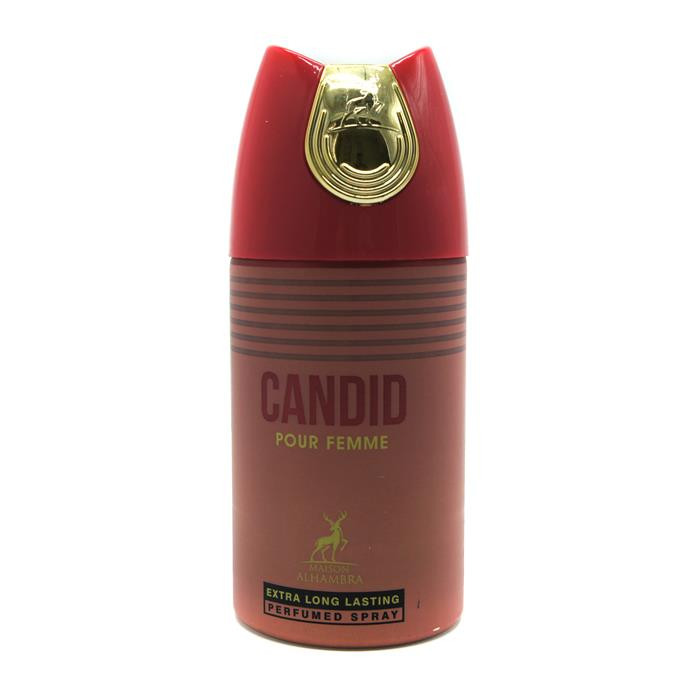 Дезодорант парфюмированый Alhambra CANDID женская 250мл aleda дезодорант спрей парфюмированый magnifique 200 0