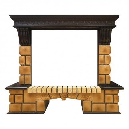 

Портал каминный RealFlame Stone Brick 26 AO, античный дуб, песочный камень, 200189
