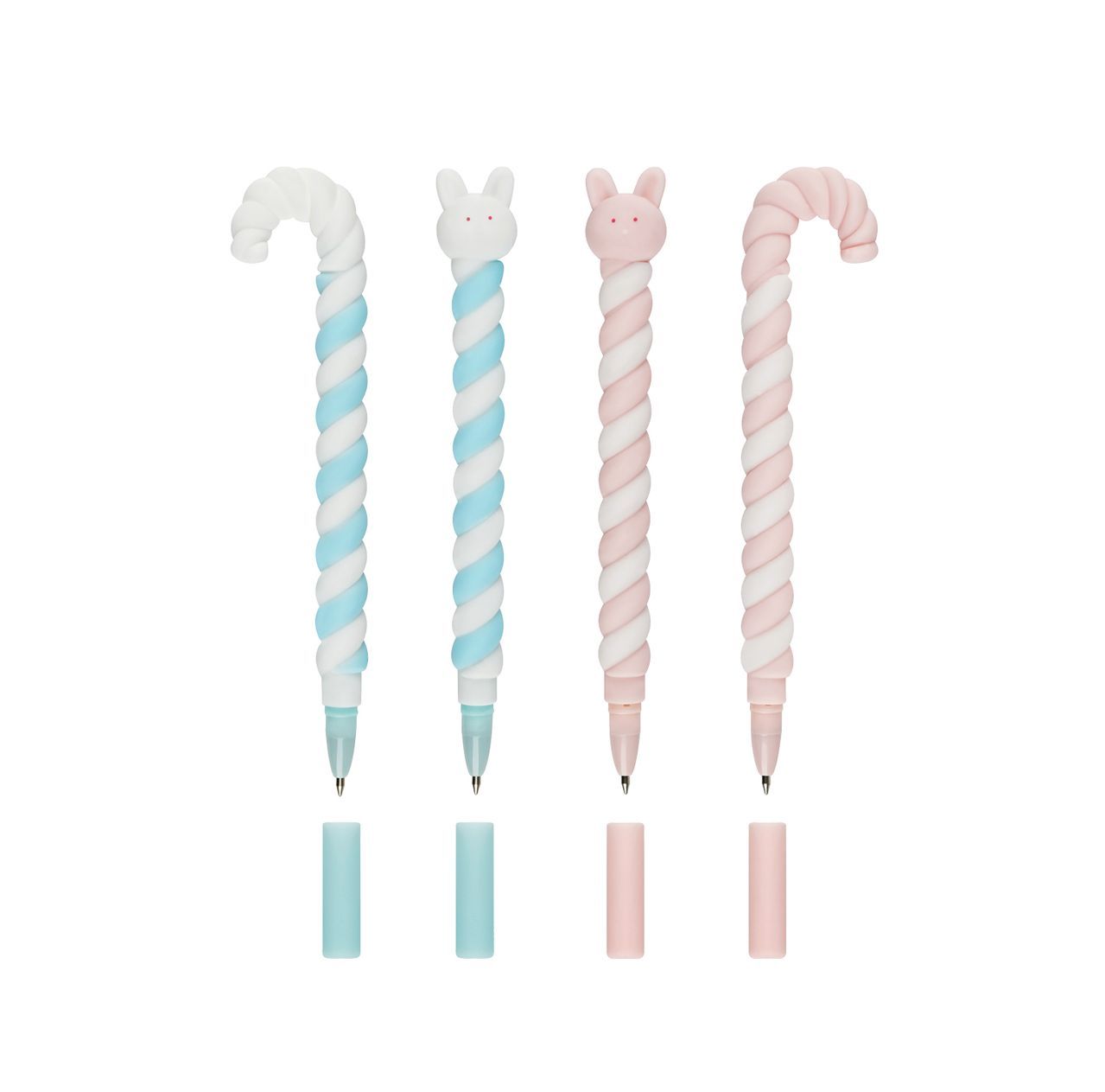 

Набор 4 шт. Ручка шариковая MESHU Lollipop, синяя, 0,7мм