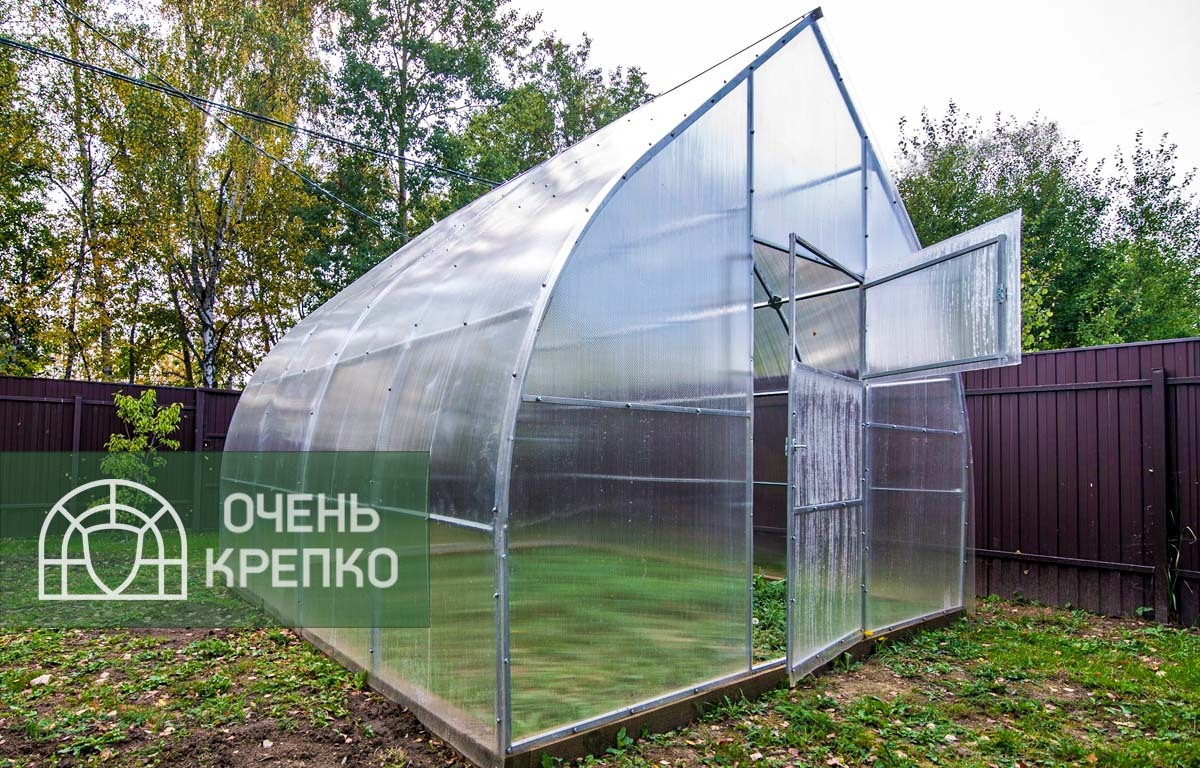 

Теплица Каплевидная 3,5м (6 / 10st / Базовый / 3.5), Прозрачный, Двускатные