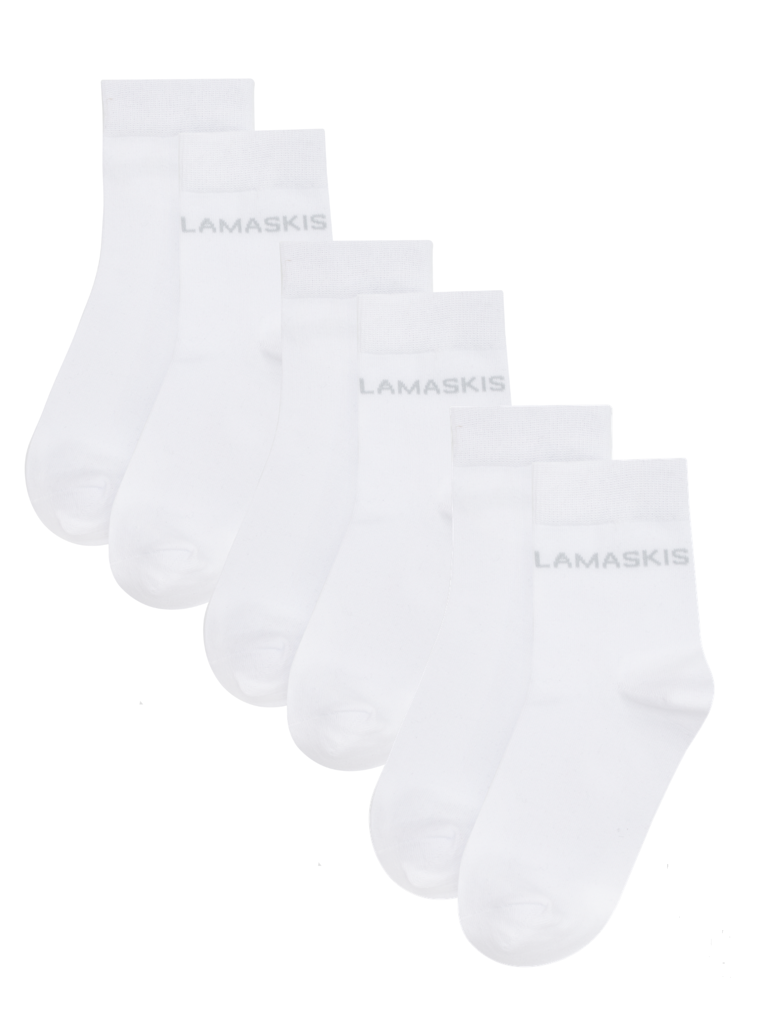 

Носки унисекс LAMASKIS white_socks_classic_x3- белые, Белый, white_socks_classic_x3-