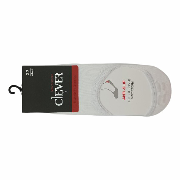 

Следки мужские CLEVER WEAR белые 27