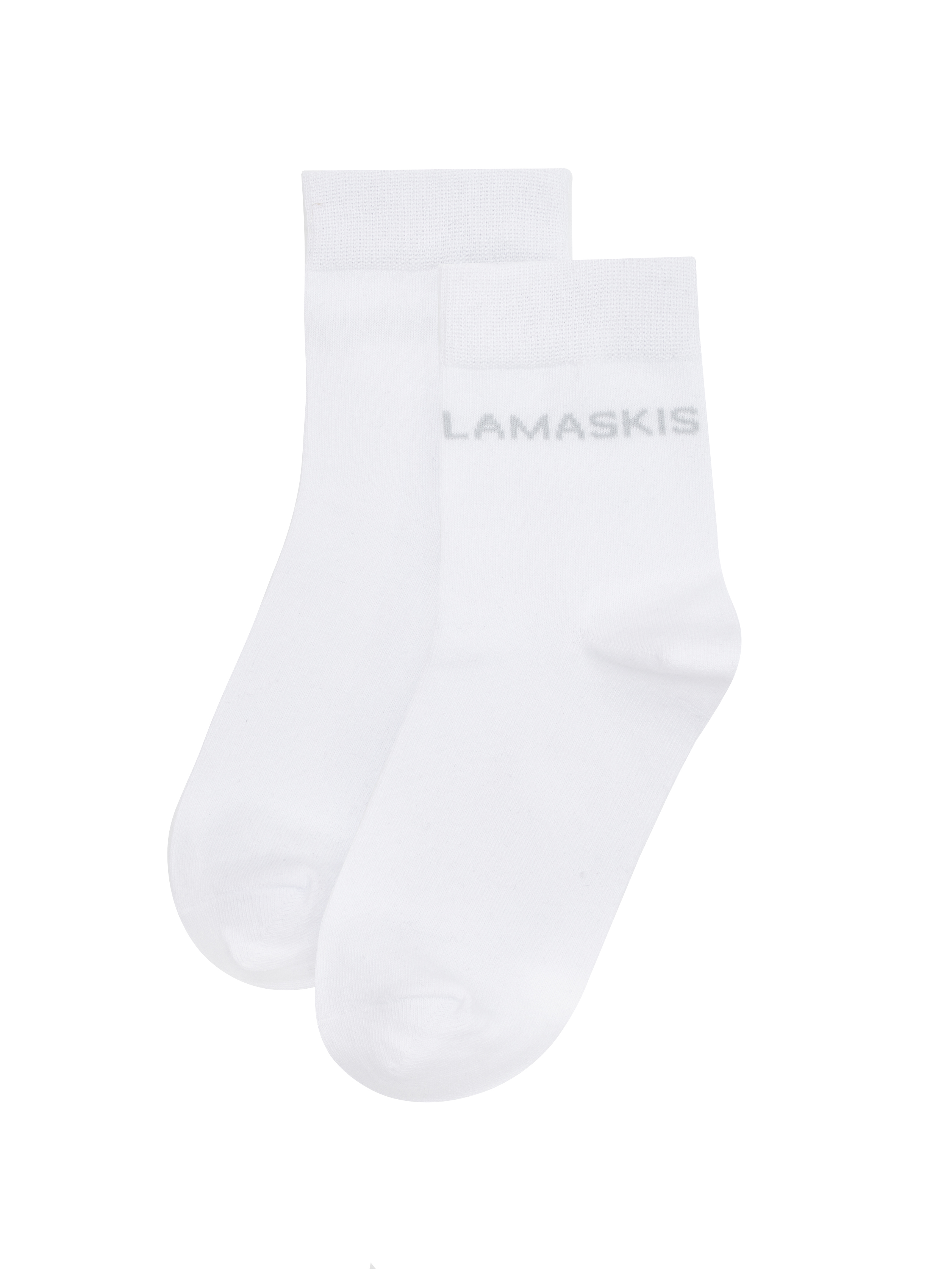 фото Носки унисекс lamaskis white_socks_classic_x5- белые 38-41