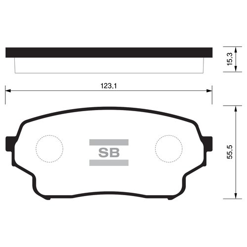 

Тормозные колодки Sangsin brake дисковые sp1583