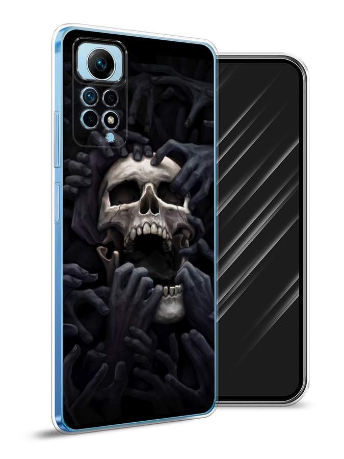 

Чехол Awog на Redmi Note 12 Pro 4G "Череп 29", Черный;серый, 319050-9