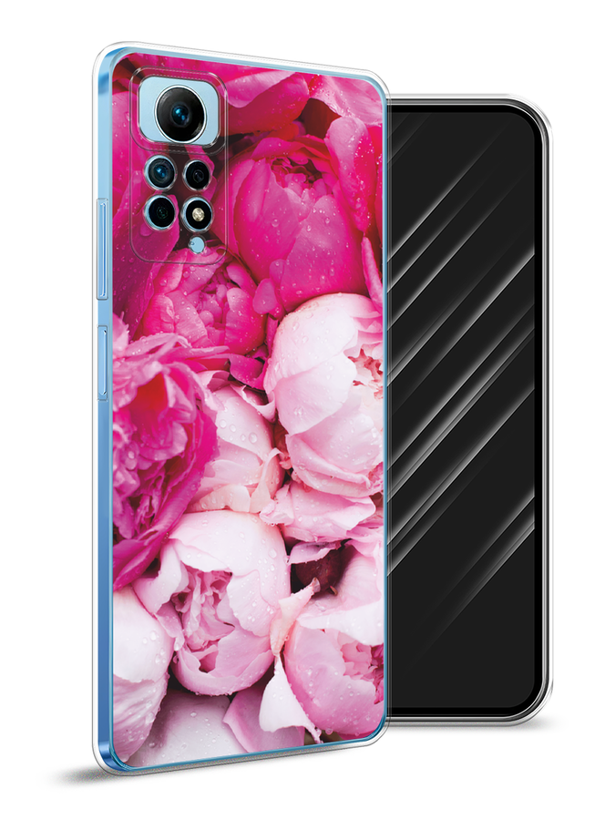 

Чехол Awog на Redmi Note 12 Pro 4G "Пионы розово-белые", Белый;розовый, 319050-8