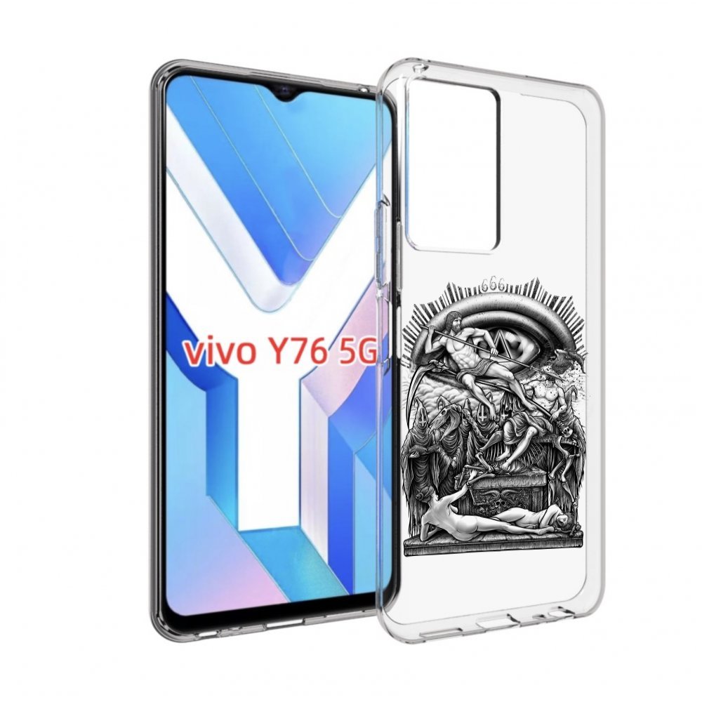 

Чехол MyPads оракул черно белый для Vivo Y76 5G, Прозрачный, Tocco