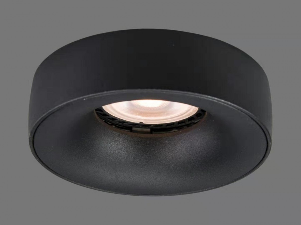 

VEGA 3005BL Светильник встраиваемый, цвет черный, GU10 220V, D 95mm H 80mm