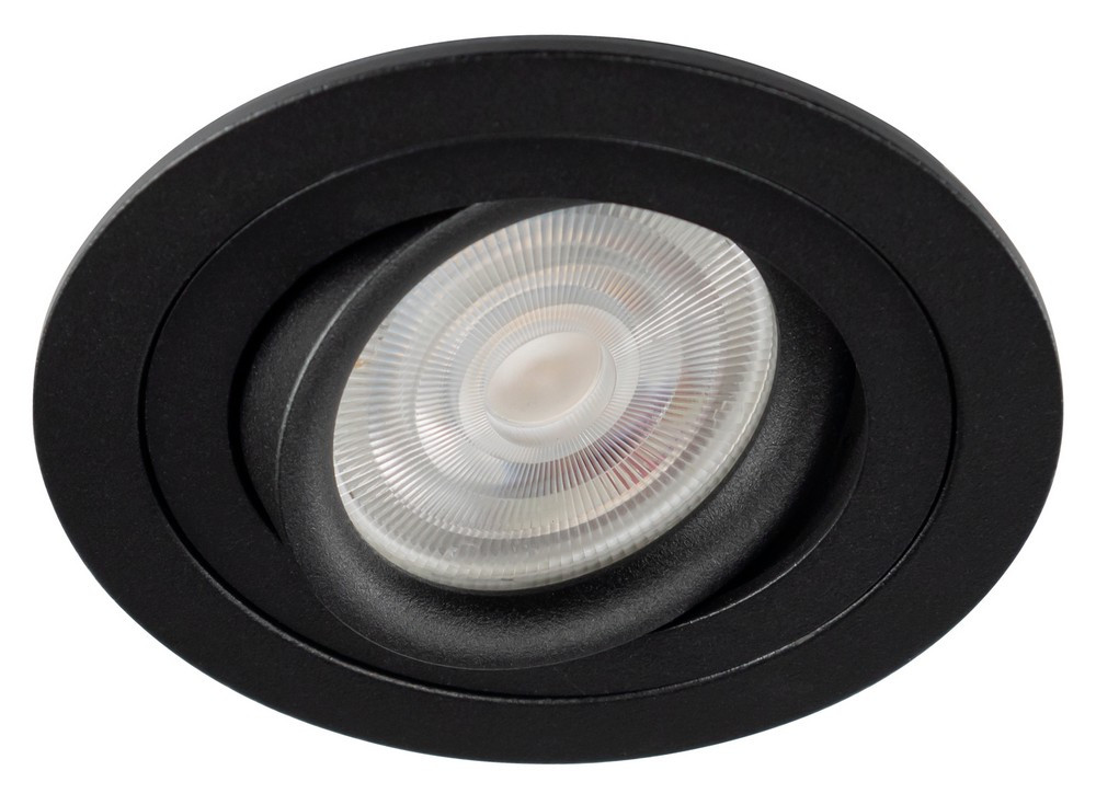 

VEGA 300BL Светильник встраиваемый, цвет черный, GU10 220V, D 93mm H 70mm