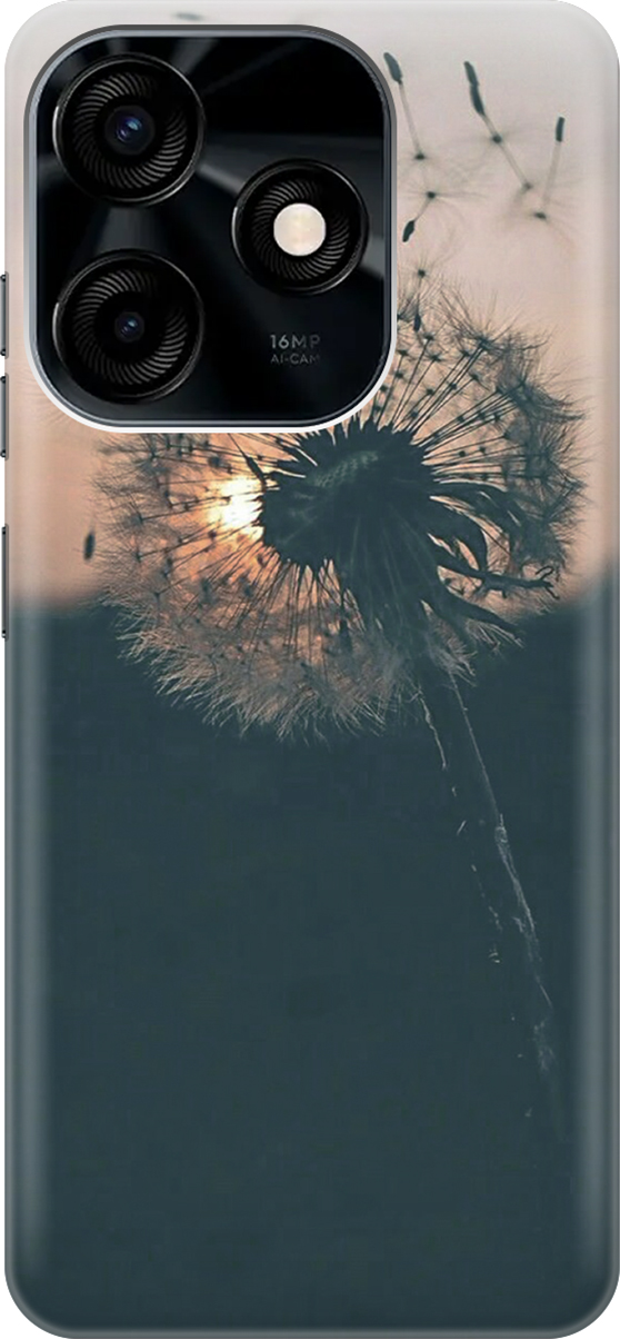 Силиконовый чехол на Tecno Spark 10C с принтом 