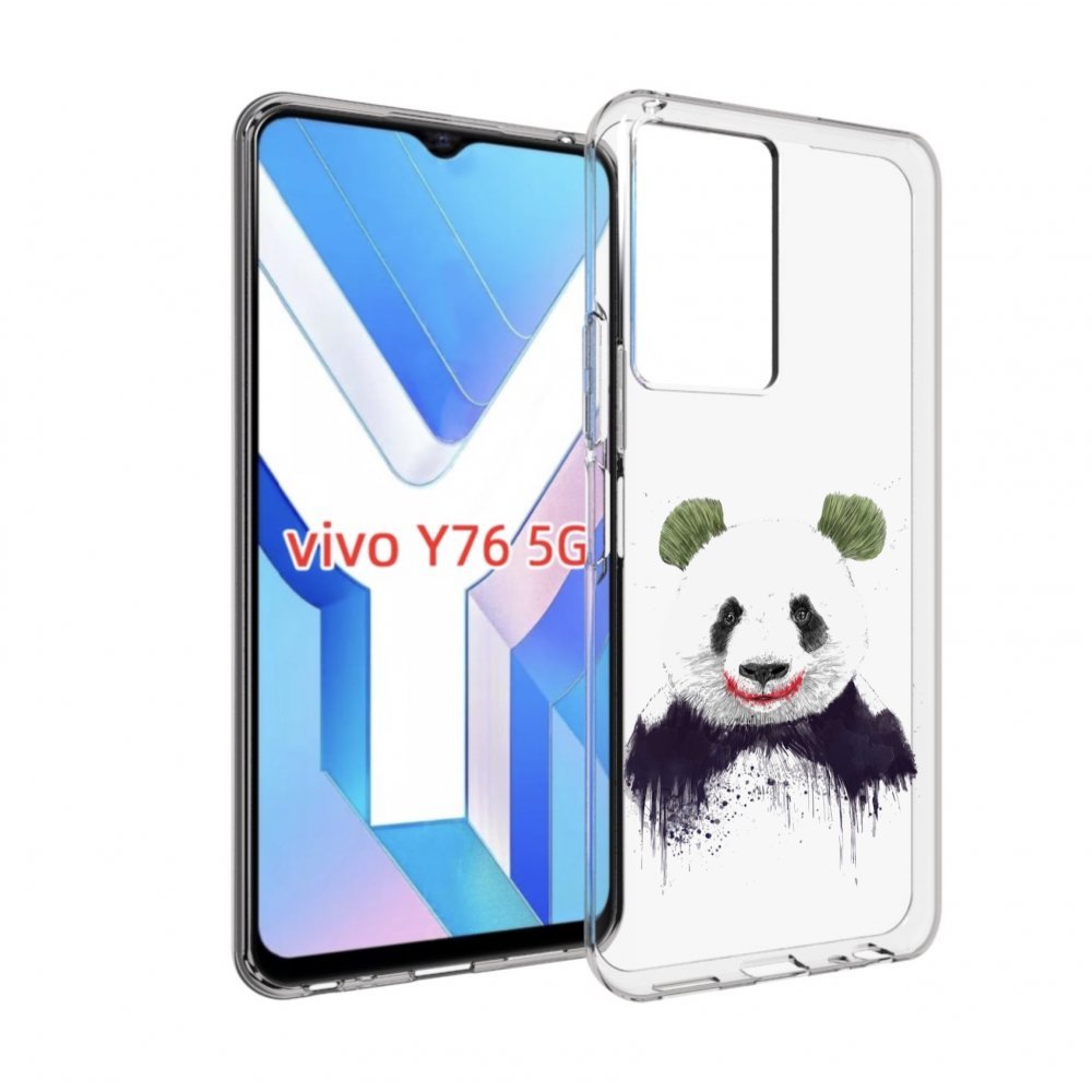 

Чехол MyPads панда джокер для Vivo Y76 5G, Прозрачный, Tocco