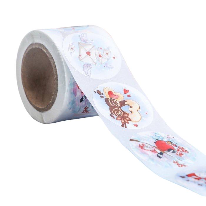 Бумага UPAK LAND для цветов и подарков Атмосфера зимы 4,4х4,4 см, 252 шт в рулоне