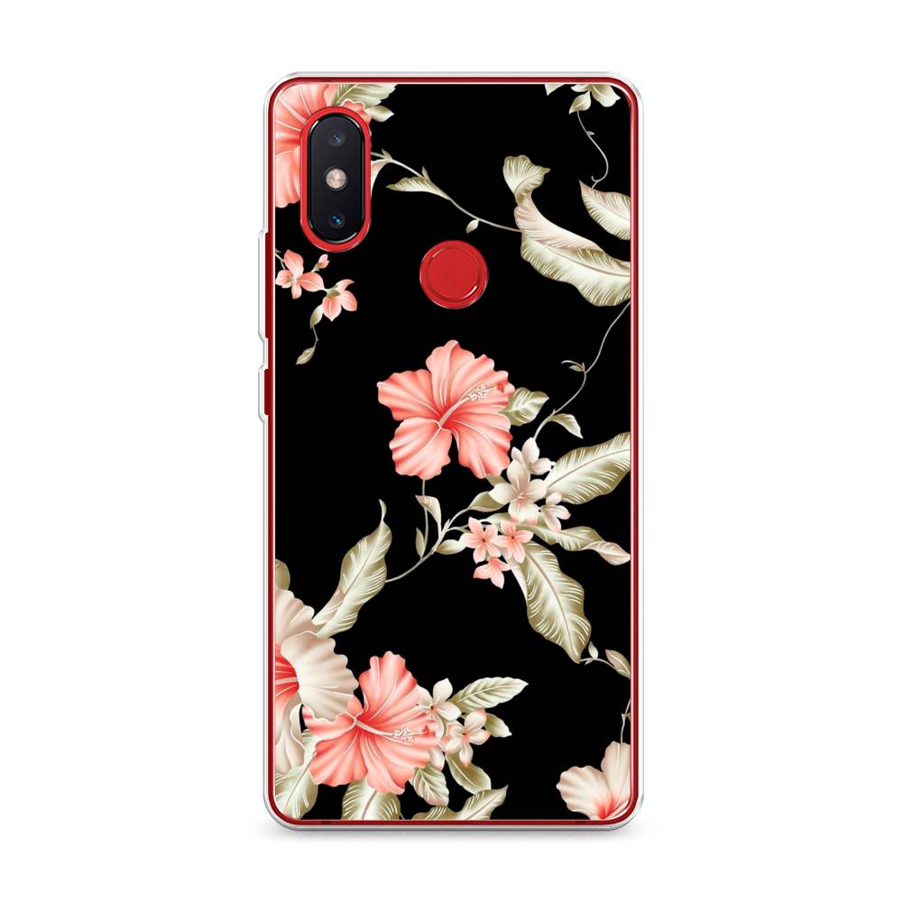 

Чехол Awog на Xiaomi Mi 8 SE "Цветы на черном", Разноцветный, 33750-8