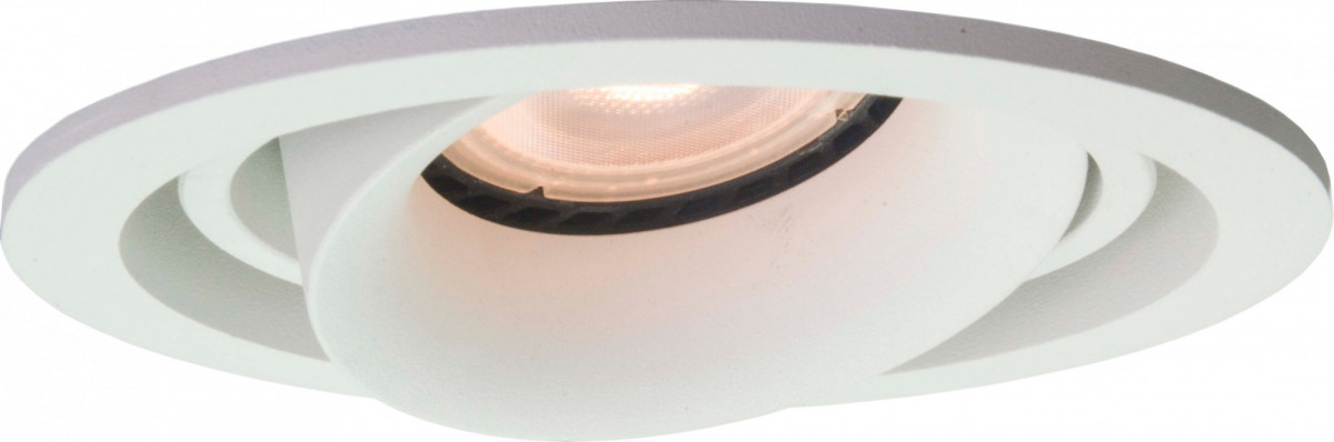 

VEGA 400WH Светильник встраиваемый, цвет белый, GU10 220V, D 105mm H 70mm