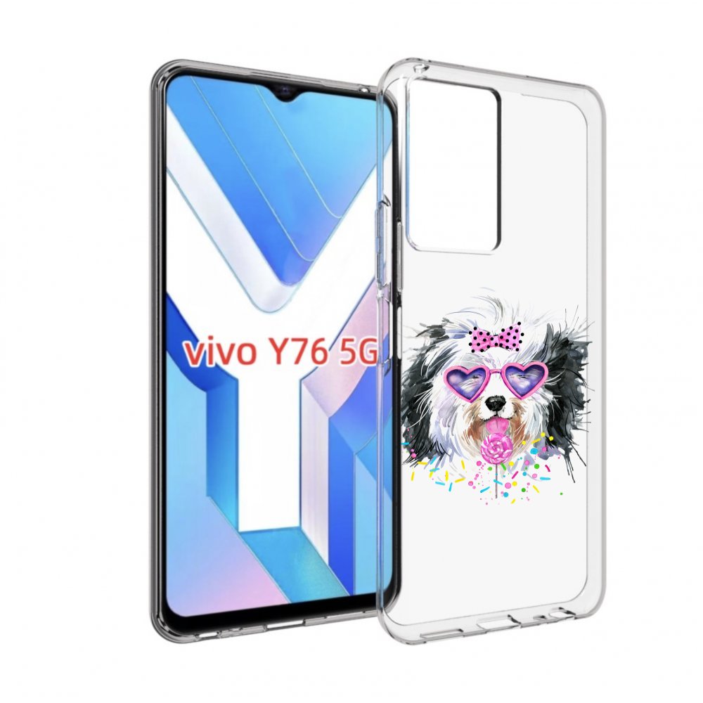 

Чехол MyPads пушистик для Vivo Y76 5G, Прозрачный, Tocco