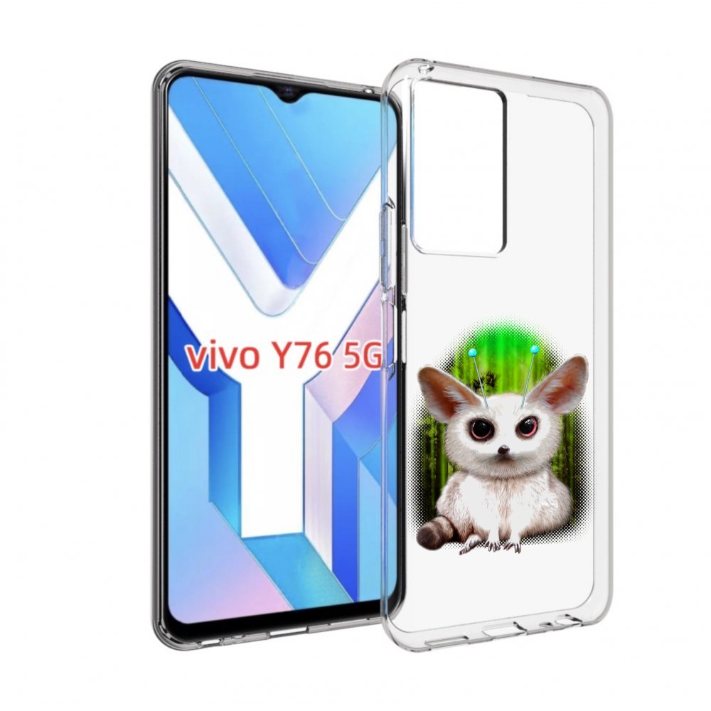 

Чехол MyPads пушистое животное для Vivo Y76 5G, Прозрачный, Tocco