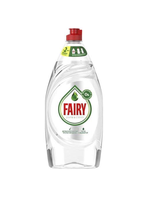 фото Средство для мытья посуды fairy pure&clean 900мл