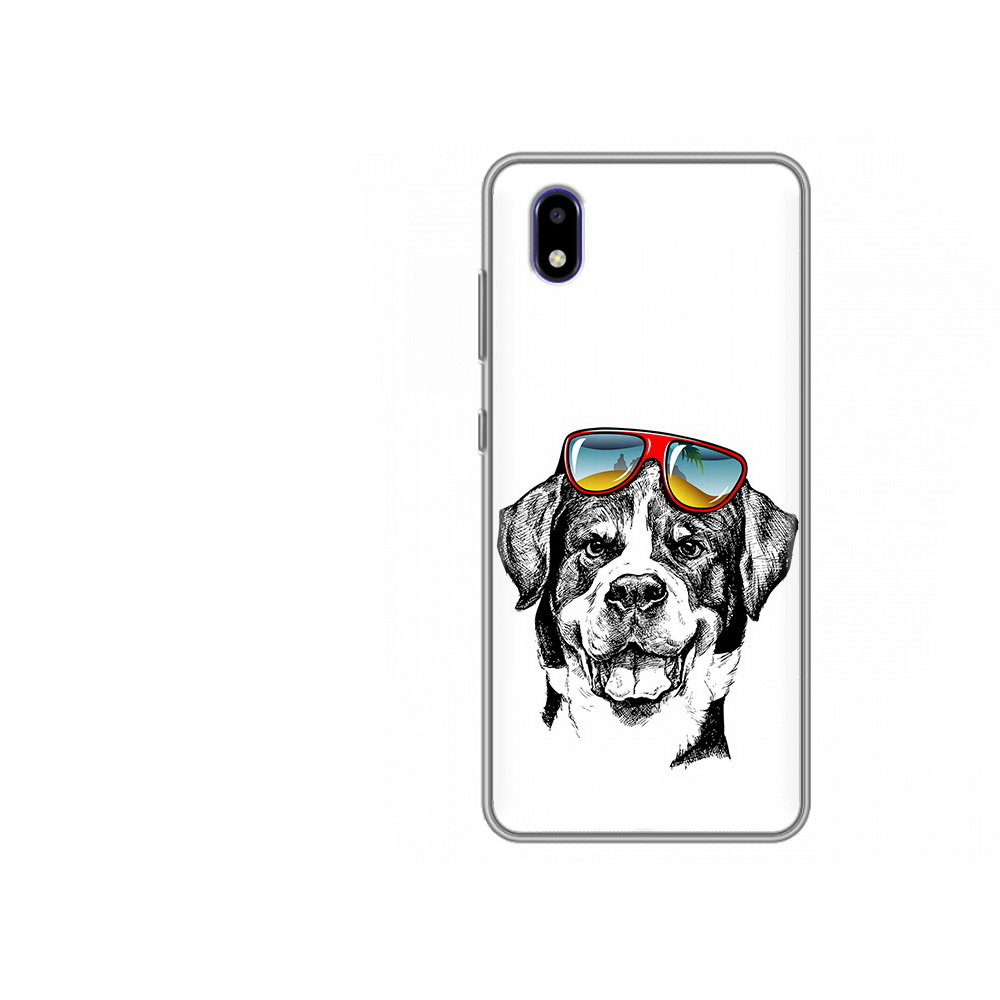 

Чехол MyPads Tocco для ZTE Blade A3 2020 счастливая собака (PT226941.466.631), Прозрачный, Tocco