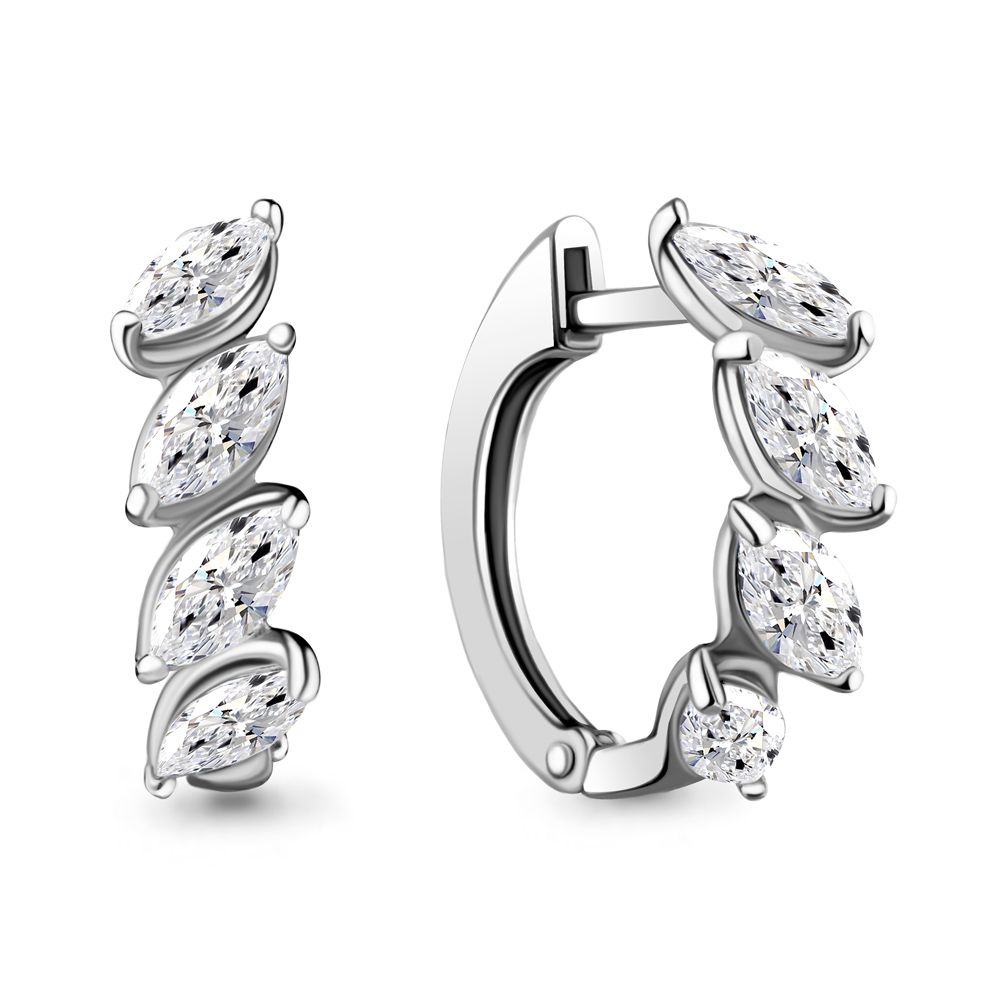 

Серьги из серебра с фианитом Aquamarine 46182_925_р, 46182_925_р
