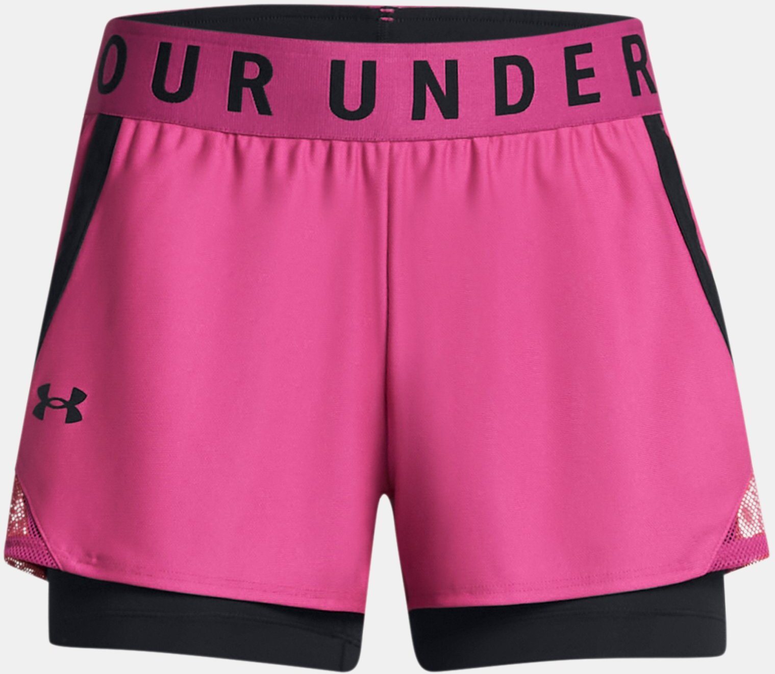 Шорты женские Under Armour Play Up 2-in-1 Shorts розовые SM