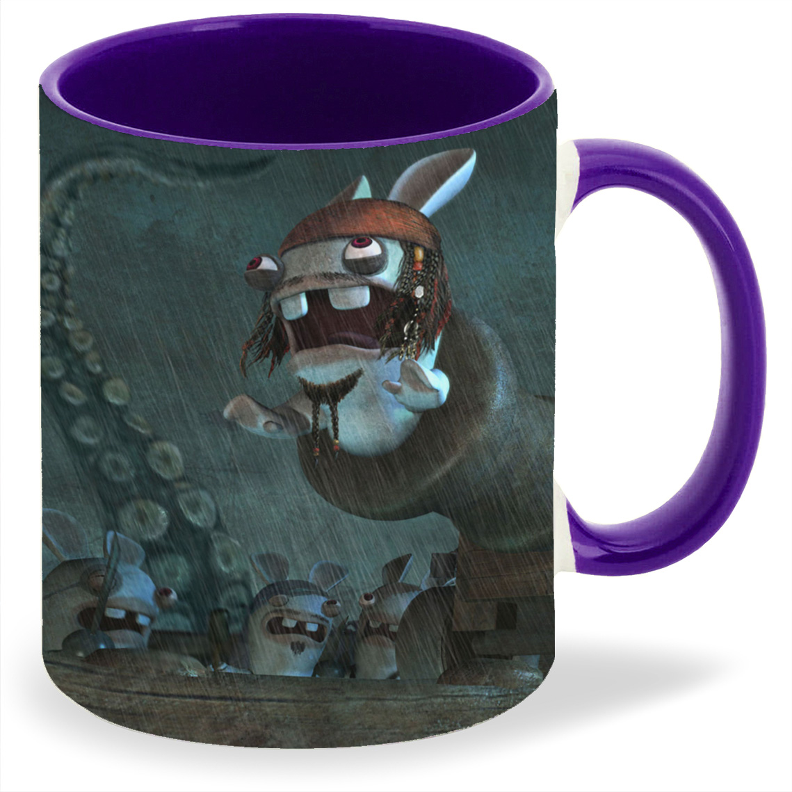 

Кружка CoolPodarok Rayman Raving Rabbids Кролики Пираты, Rayman Raving Rabbids Кролики Пираты