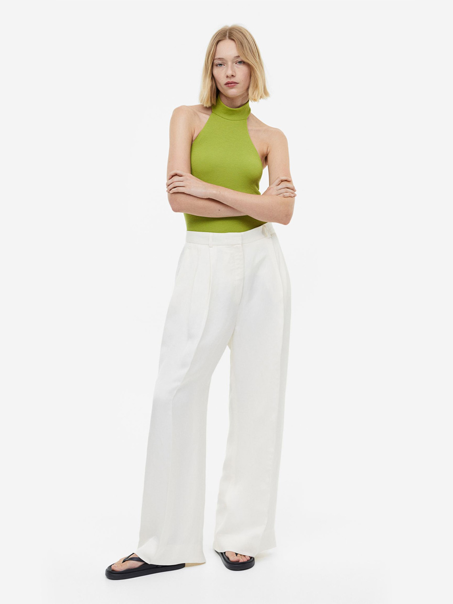

Боди женское H&M 118418800 зеленое S (доставка из-за рубежа), Зеленый, 118418800