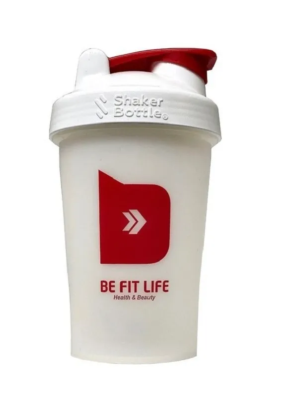 

Шейкер спортивный Befitlife BFL012 400мл, white red color, Белый;красный