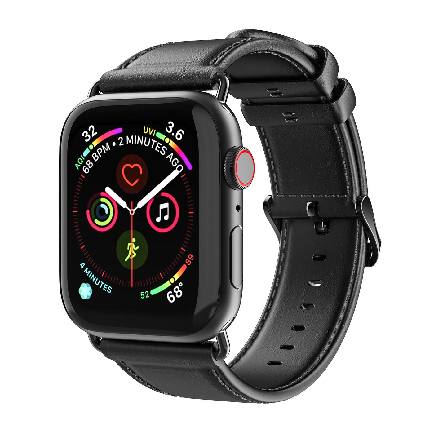 

Ремешок для Apple Watch 38 мм/40 мм/41 мм Dux Ducis, Business Version, черный, Apple Watch 38 мм / 40 мм / 41 мм