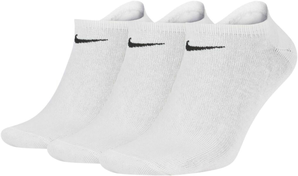 Комплект носков унисекс Nike U Lightweight No-Show Sock 3P белых M