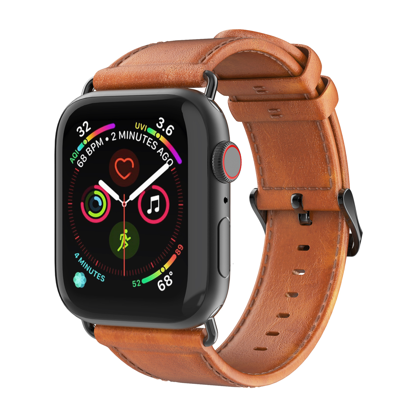 

Ремешок для Apple Watch 42 мм/44 мм/45 мм Dux Ducis, Business Version, светло-коричн, Apple Watch 42 мм / 44 мм / 45 мм