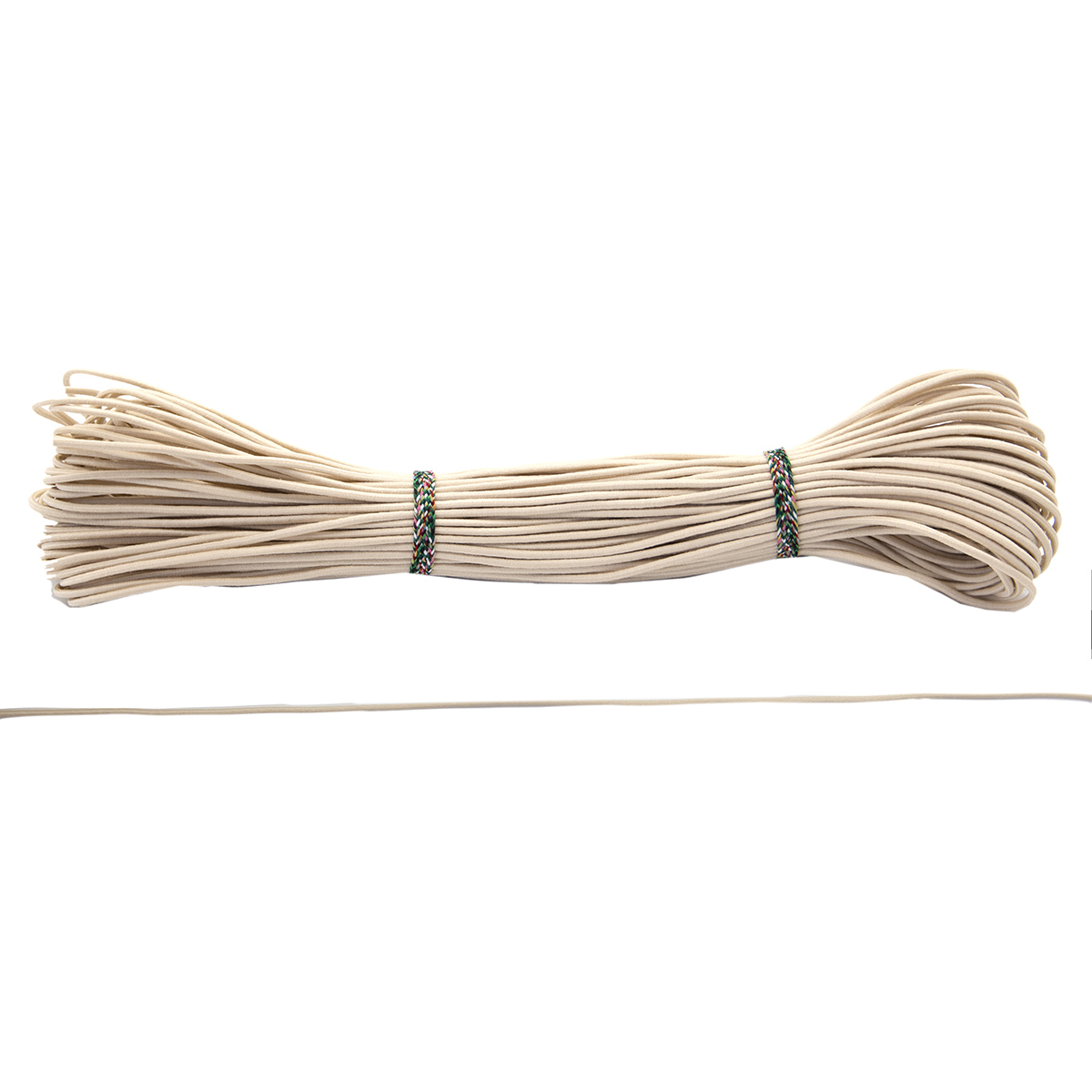 Шнур эластичный Нудольская фабрика С838, 2мм *30м (св.бежевый)