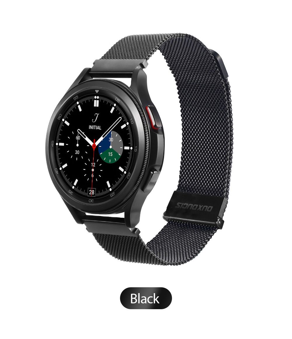 

Ремешок для смарт-часов Dux Ducis для Samsung Galaxy Watch 20 mm, Черный, Samsung Galaxy Watch, 20мм