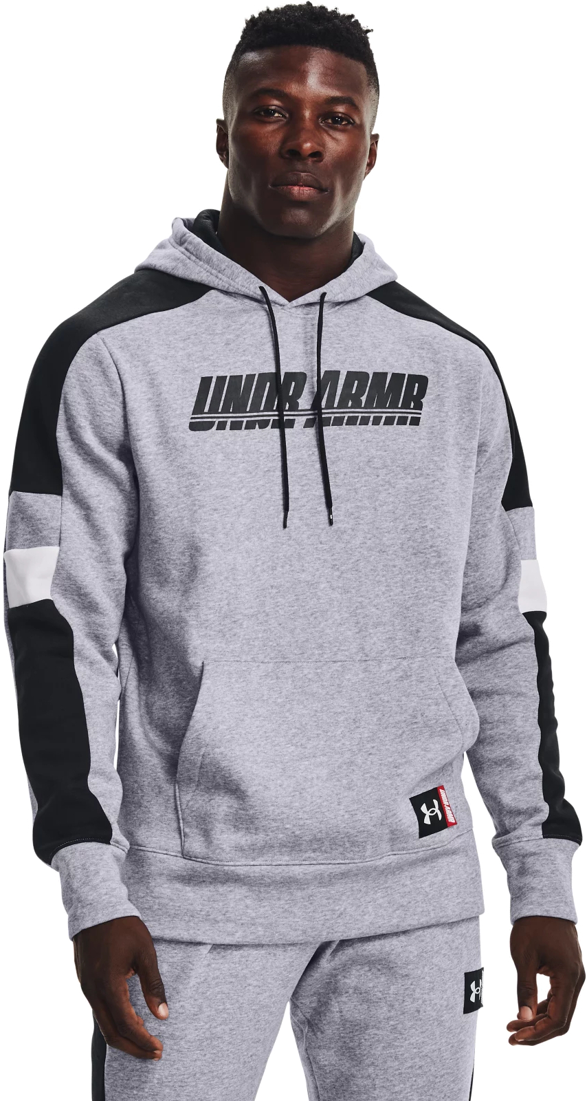 

Худи мужское Under Armour Baseline Fleece P/O Hoody серое XL, Серый, Baseline Fleece P/O Hoody