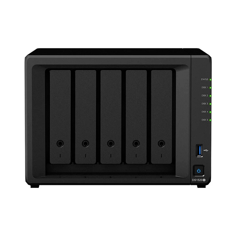 

Сетевое хранилище данных Synology Plus DS1520+ Black, DS1520+