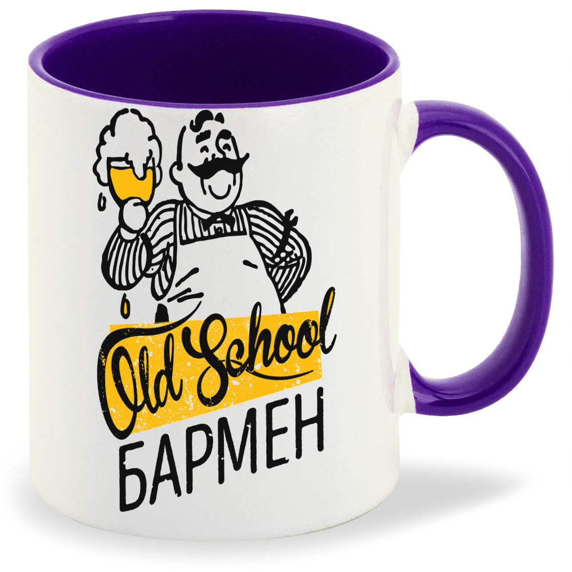 

Кружка CoolPodarok Бармен 2, Бармен 2
