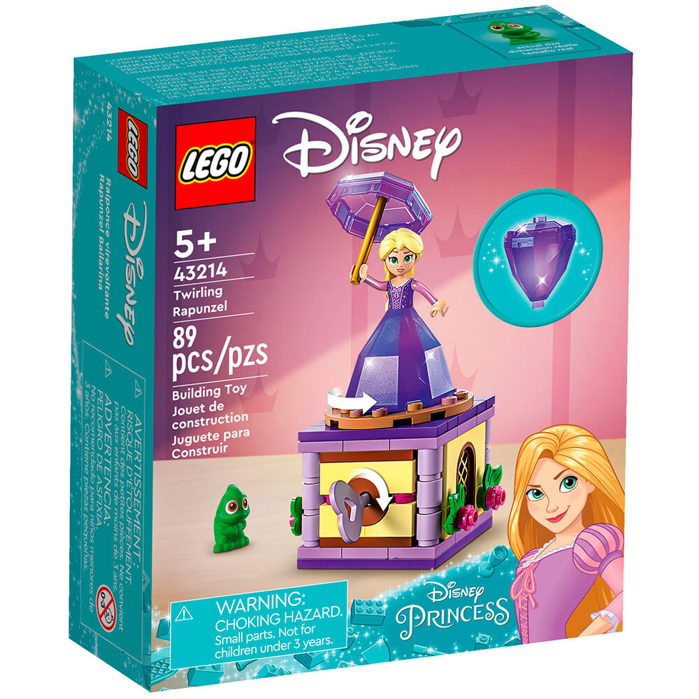 Конструктор LEGO Disney Princess Вращающаяся Рампунцель, 89 деталей, 43214 конструктор lego disney princess 41163 башенка рапунцель