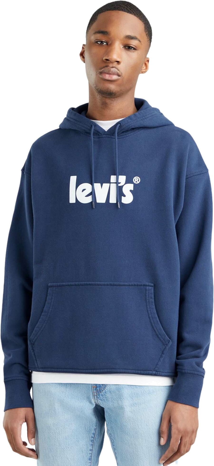 

Худи мужское LEVIS Men Relaxed Graphic Hoodie синее XL, Синий, Men Relaxed Graphic Hoodie