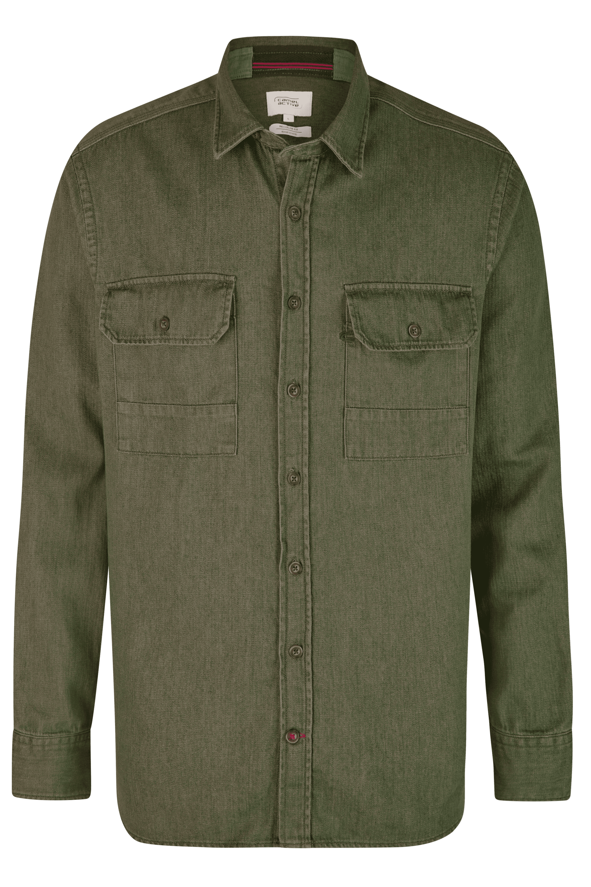 

Рубашка мужская Camel Active 409131-6S07 зеленая L, 409131-6S07