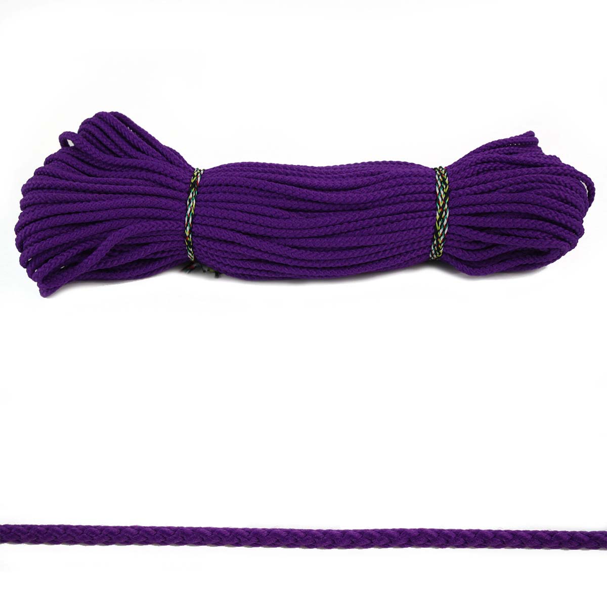 

Шнур отделочный плетеный Нудольская фабрика, С831, 4 мм*30 м (фиолетовый)