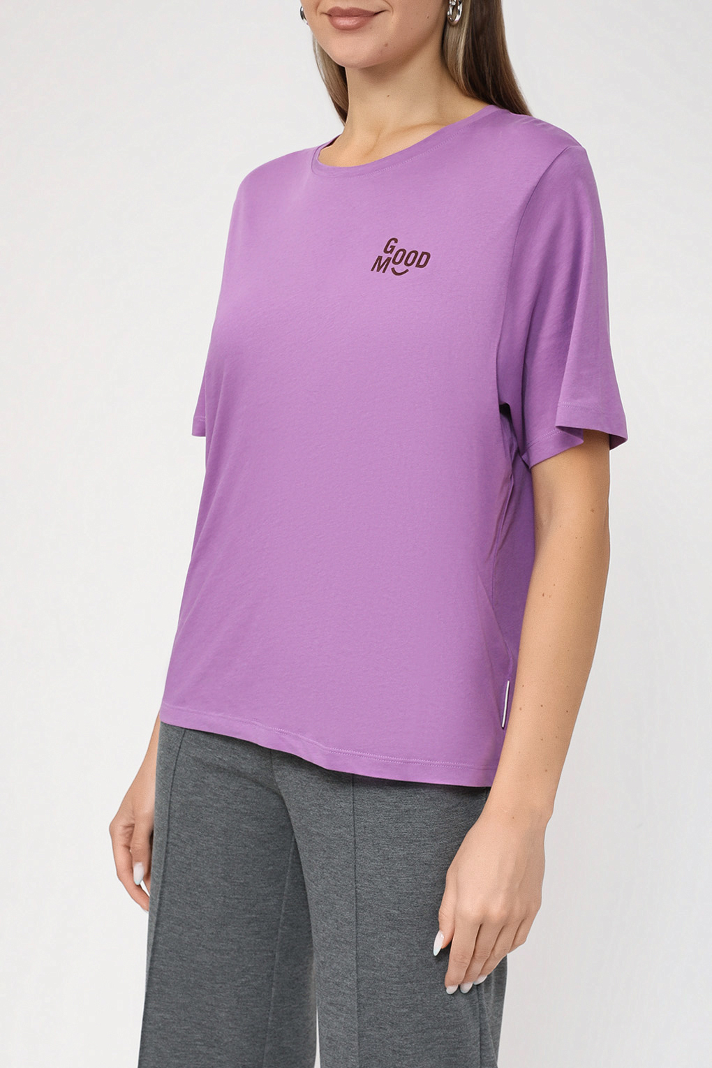 

Футболка женская Marc O'Polo 307206751191 фиолетовая XS, Фиолетовый, 307206751191