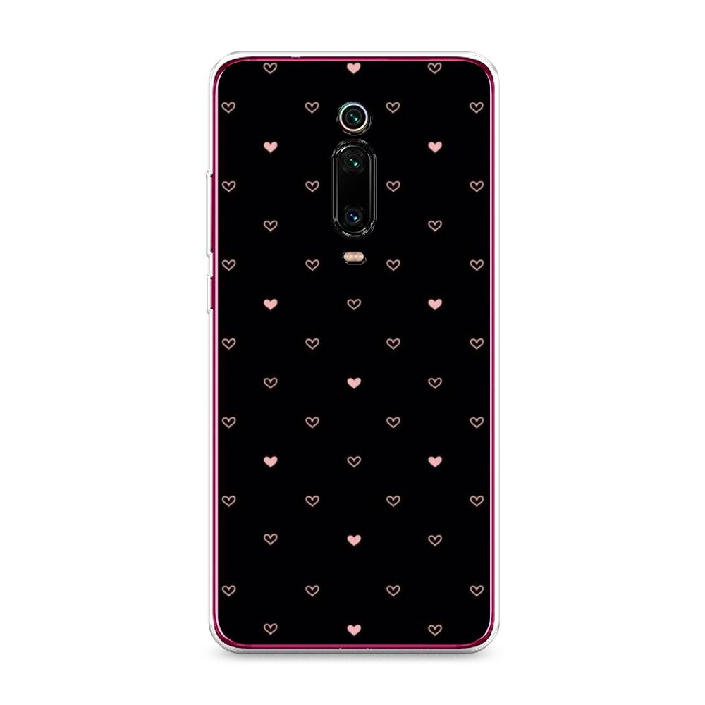 

Чехол Awog на Xiaomi Redmi K20/K20 Pro/Mi 9T/9T Pro "Черный фон и сердечки", Разноцветный, 35550-3