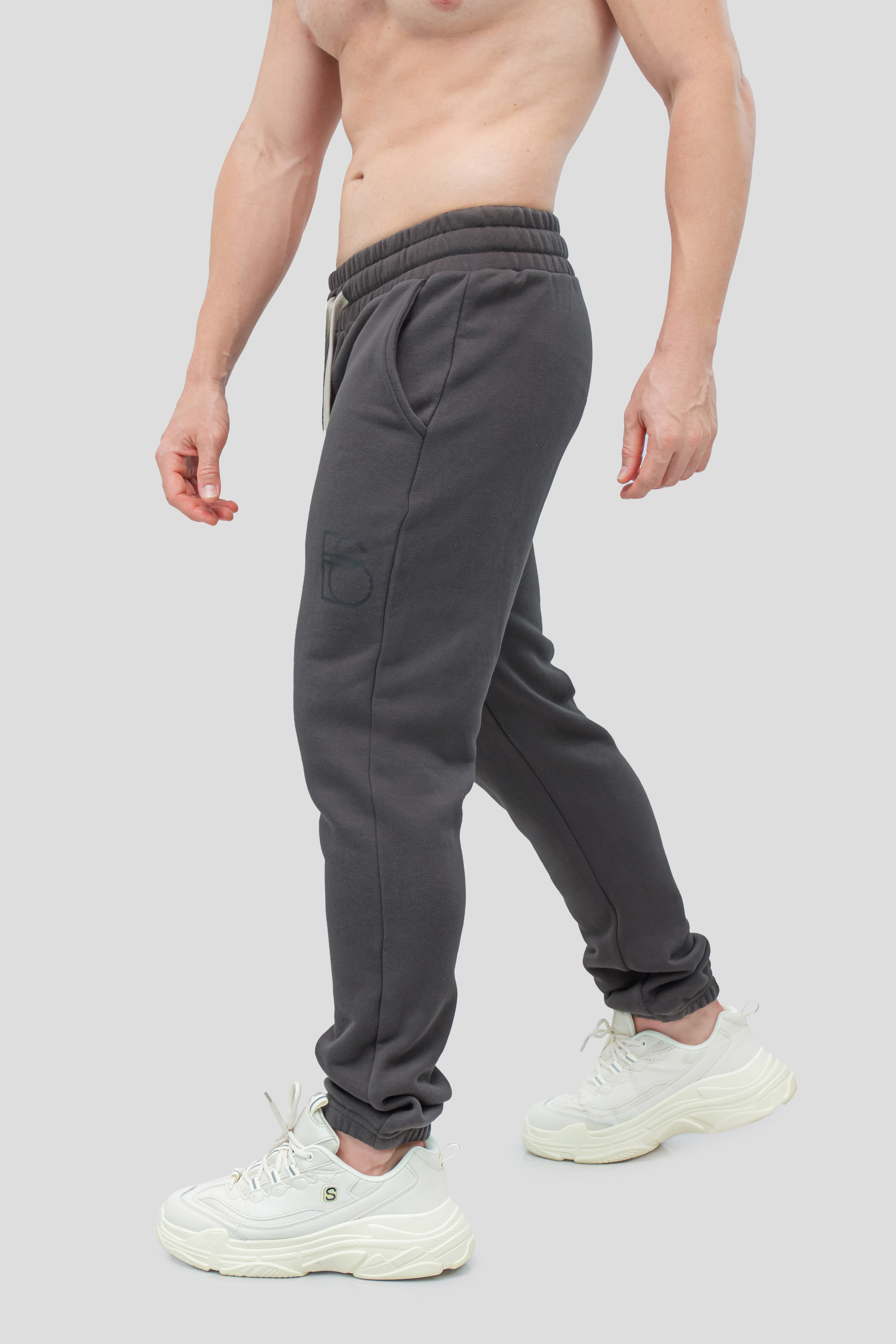 

Спортивные брюки мужские BATSON QR STREET серые M, Серый, QR STREET