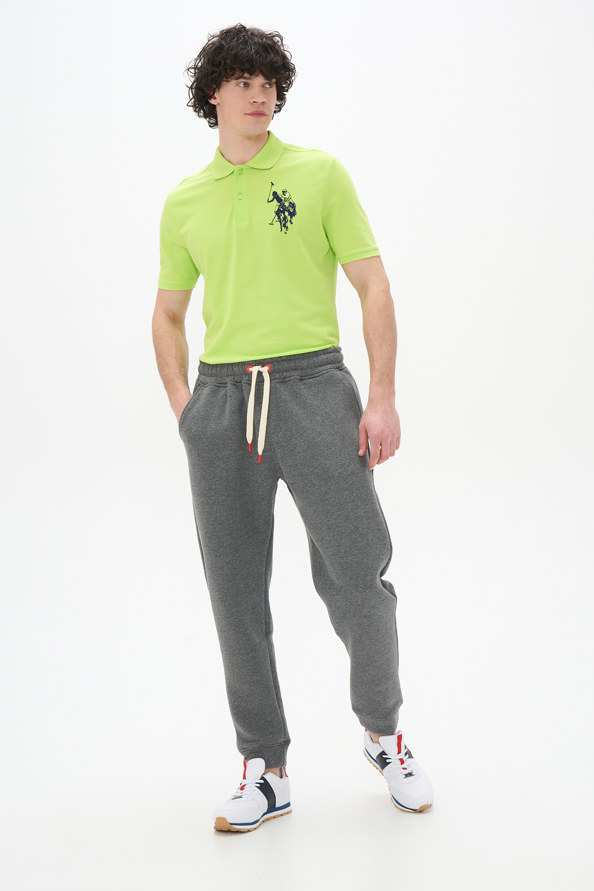 

Спортивные брюки мужские U.S. POLO Assn. G081SZ0OP0ODEL-R серые 2XL, Серый, G081SZ0OP0ODEL-R