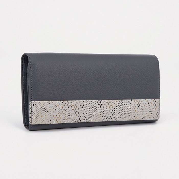

Кошелек женский NoBrand 9278174, серый, 9278174
