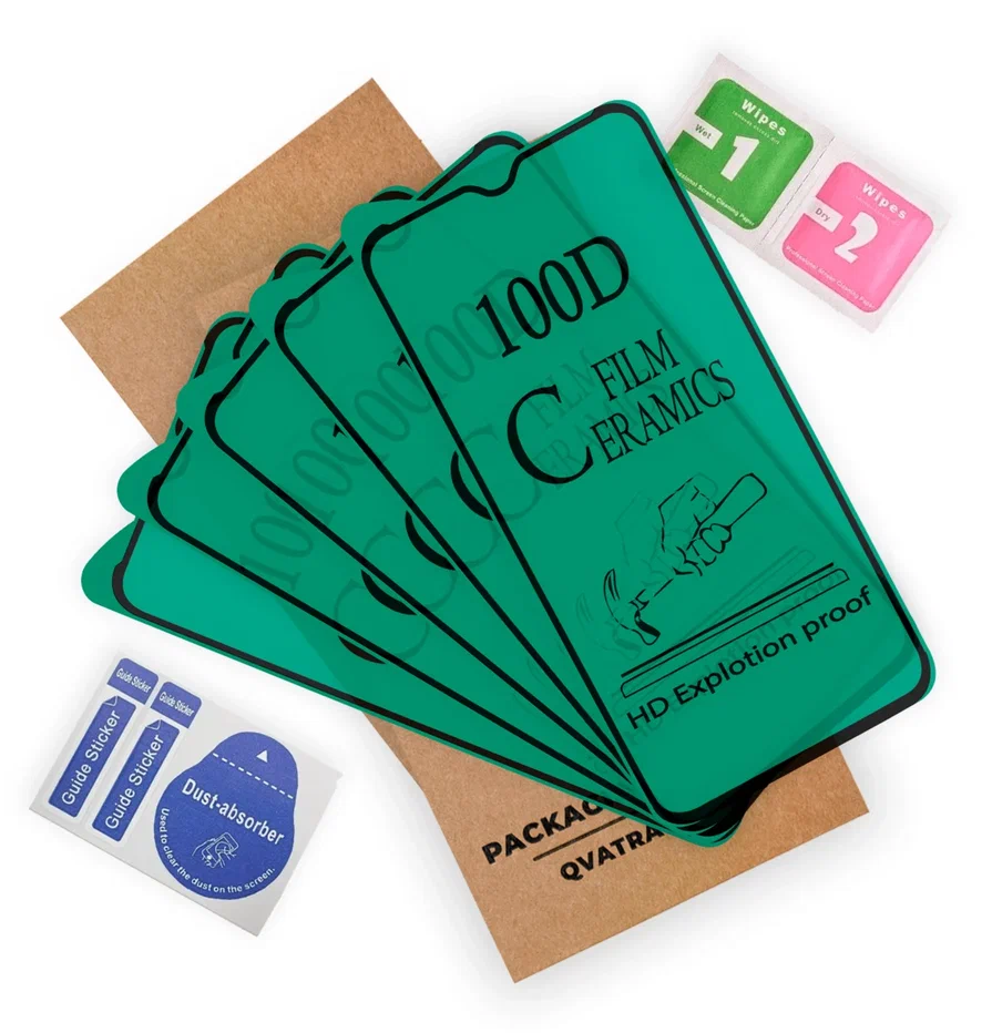 

Гибкое защитное стекло Qvatra Film Ceramics для Tecno Pova 4 Pro Комплект 5 шт., для Tecno POVA 4 Pro Комплект 5 шт.